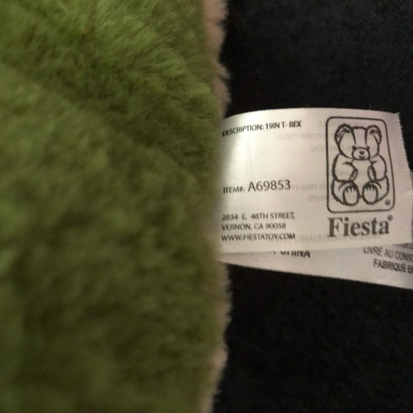 Large 20”inches Stuffed Tyrannosaurus plush dinosaur - Picture 10 of 14